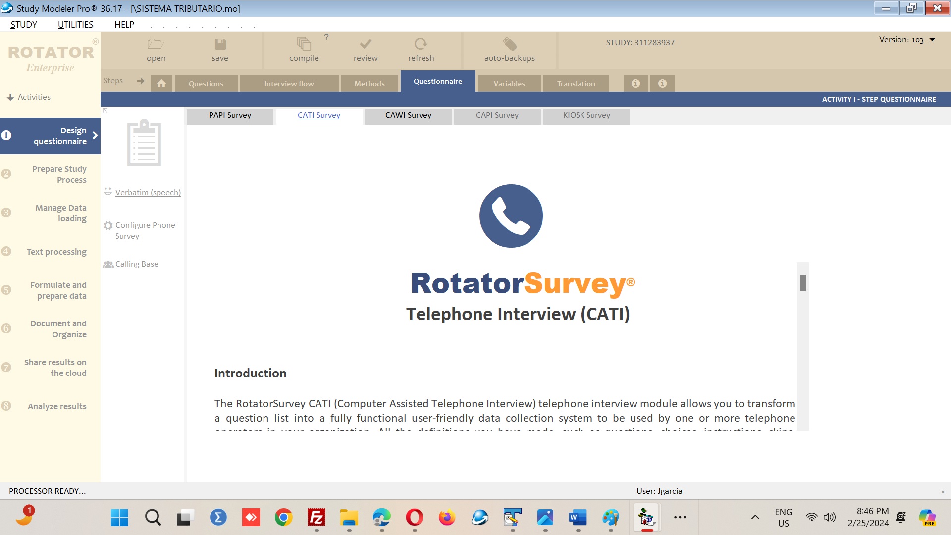 survey statistic analysis